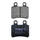 PLAQUETTE DE FREIN TRW POUR DERBI 125 BOULEVARD S 2007> AV / PEUGEOT 125 SATELIS 2004> AR / ITALJET 50 JET SET 2002> AV / YAMAHA 50 DT R 2002>2013 AR / BETA RR 2012 AV (MCB735 LC)