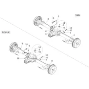Rear brakes pipes