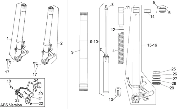 Front fork II