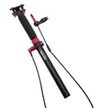 TIGE DE SELLE VTT TELESCOPIQUE P2R ALU NOIR DIAM. 27,2 L445mm (REGLAGE PAR CABLE EXTERNE 0/55/110mm)