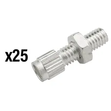 VIS CREUSE TENDEUR DE CABLE VELO M6 ALU (VENDU PAR 25) -ELVEDES