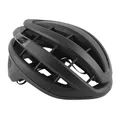 CASQUE VELO ADULTE GIST ROUTE RAPIDO NOIR MAT TAILLE 56-62 REGLAGE MOLETTE 255 g (COMPATIBLE VTT / GRAVEL)