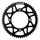 ADAPTABLE 50CC GEARED MOTORCYCLE REAR SPROCKET BETA 50 RR ENDURO 2006>2018, 50 RR MOTARD 2005>2018 420 53 DTS ALUMINIUM CNC BLACK (DIAMETER 100/120/8.5) -STAGE 6