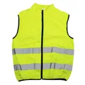GILET OF SAFETY PREMIUM ADULT YELLOW REFLECTIVE WITH ZIP TOTAL AND POCHE REAR ZIP