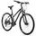 HYBRID BIKE 28" LEADER FOX TOSCANA 2023 "Lady" MATT BLACK- 9 Speed- Frame 18" - ( RIDER SIZE from 170 > 178 cm)