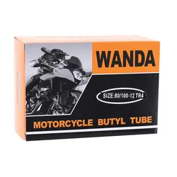 CHAMBRE A AIR 12'' 3.00-12 A 3.50-12 , 80/100-12 , 90/90-12 , 120/70-12 WANDA VALVE TR4
