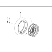 Roue arrière