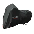 PROTECTIVE COVER MOTORCYCLE TAAC ULTRA HYDROSCUD POLYURETHANE WATERPROOF/WATERPROOF 5000 mm SIZE L BLACK (219X90X127CM) (STRAP ANTI-FLOATING/EYELET LOCK/INSERT RESISTANT CHALEUR 150-)