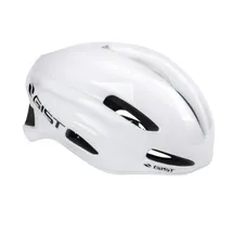 CASQUE VELO ADULTE GIST ROUTE VELOCE BLANC TAILLE 52-56 REGLAGE MOLETTE, BOUCLE FIDLOCK (EPS/PC)