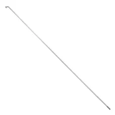 SPOKE FOR FILIERE GALVA SILVER 2.3 mm L 291 mm HEAD ANGLED (SOLD INDIVIDUALLY WITHOUT NUT) - VOIR 185897 HEAD ANGLED FOR NUT