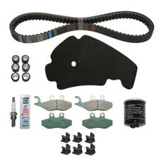 KIT ENTRETIEN MAXISCOOTER ORIGINE PIAGGIO 125 BEVERLY 2005> (AVEC GUIDES VARIATEUR) -1R000413