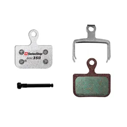 PLAQUETTE DE FREIN ROUTE / VTT SRAM RED ET FORCE eTaP AXS, LEVEL ULTIMATE ET TLM B1 (SWISSSTOP ORGANIC - DISC 35E) (PAIRE SUR CARTE) - COMPATIBLE VAE
