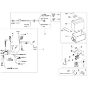 Circuit electrique arrière