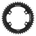 PLATEAU ROUTE 4BRA D.110 POUR SHIMANO ULTEGRA R8100/8170 DURA-ACE R9200/9270 105 R7100 TA X110 44DTS EXTERIEUR NOIR 12V. (PENSER A COMMANDER LE KIT INTRAVIS CORRESPONDANT)