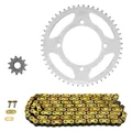 KIT CHAINE ADAPTABLE BETA 50 RR 2006>2011, RR ENDURO STANDARD 2009>2011, RR STANDARD 2005>2008 420 11x51 (DIAM COURONNE 100/120/8.5) (DEMULTIPLICATION ORIGINE) -AFAM