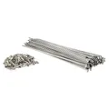 SPOKE STAINLESS STEEL SILVER VELOX MACH 1 2,3 mm L 238 mm HEAD ANGLED WITH NUT (BOX OF 100)
