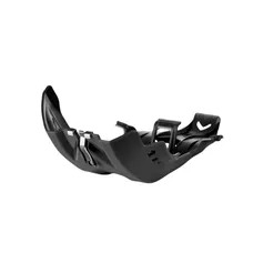 SABOT MOTEUR MOTO AVEC PROTECTION BIELLETTE POUR KTM 250-350 SXF 2016>2022, 450 SXF/XCF 2019>2022, 250-350 XCF 2019>2022/ HUSQVARNA 250-350-450 FC-FE NOIR (VENDU AVEC KIT DE MONTAGE) -POLISPORT