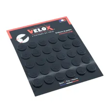 HANDLEBAR END PLUG ROAD VELOX BLACK (CARD OF 30)