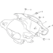 Carrosserie av. II - Support tableau de bord