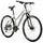 CONVENTIONAL BICYCLE TREKKING BIKE 28 LEADER FOX TOSCANA WOMEN'S SILVER MATTE 9-SPEED FRAME 20 INCHES (SIZE ADULT 180 TO 188 cm)