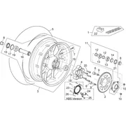 Roue arrière