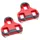CALE PEDAL LOOK KEO GRIP RED 9-(PAIR)