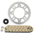 ADAPTABLE CHAIN KIT KAWASAKI 85 KX LARGE WHEEL 2001>2024 420 13X51 (DIAMETER REAR SPROCKET ALUMINIUM 100/116/8.50) (OEM GEARING) -AFAM