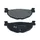PLAQUETTE DE FREIN NEWFREN POUR YAMAHA 500 TMAX 2004>2011 AR, 400 MAJESTY 2004>2011 AR (FD0378BE) (ELITE ORGANIQUE)