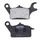 PLAQUETTE DE FREIN POLINI POUR YAMAHA 125 TRICITY 2014> AV, 150 TRICITY 2016> AV, 300 TRICITY 2020> AV / MBK 125 TRYPTIK 2014> AV (174.0178)  (ORIGINAL)