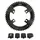 ROAD CHAINRING 4-BOLT DIA. 110 FOR SHIMANO ULTEGRA R8000/R8050 MICHE 52T OUTER BLACK 11-SPEED