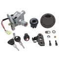 CONTACTEUR A CLE SCOOT ADAPTABLE MBK 50 NITRO 2003>/YAMAHA 50 AEROX 2003> (3 FILS) (AVEC SERRURE DE SELLE + BOUCHON ESSENCE) -QUALITE PREMIUM