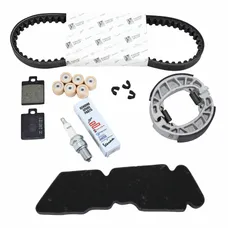 KIT ENTRETIEN SCOOT ORIGINE PIAGGIO VESPA LX 50 2T 2009>2013 -1R000581