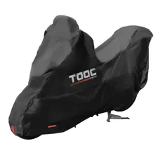 PROTECTIVE COVER MOTORCYCLE TAAC PLUS HYDROSCUD POLYESTER WATERPROOF/WATERPROOF 2000 mm SIZE M BLACK (204X90X163CM) (STRAP ANTI-FLOATING/EYELET LOCK/BAG OF STORAGE)
