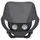 PLAQUE PHARE/TETE DE FOURCHE 50 A BOITE UNIVERSEL REPLAY ENDURO HALOGENE 2x20W CARBONE (AVEC FIXATIONS)