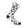 SOCKS/ANKLE SOCKS SUMMER GIST TRENDY TATTOO WHITE 43/47 ECOLOGIQUE - HEIGHT 20 cm (PAIR) -5863