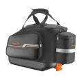 BAG REAR BICYCLE TRUNKBAG IBERA COMMUTER BAG BLACK 17L MOUNTING KIT CARRIER SYSTEM PAKRAK (38X22X26CM) 