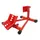 BLOQUE/CALE/ETAU DE ROUE MOTO P2R AVANT AUTO-BLOQUANT REGLABLE COMPATIBLE ROUE 16 à 19" ACIER ROUGE