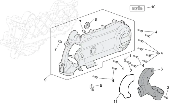 Couvercle variateur