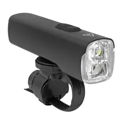 BICYCLE LIGHT USB FRONT NEWTON 1200 LUMENS LIGHT FIXE (AUTONOMIE MODE 100% : 2H30) (SUPPLIED WITH MOUNTING KIT HANDLEBAR) BLACK - RECHARGEABLE USB