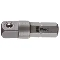 ADAPTATEUR/PORTE DOUILLE WERA 870/1 ELEMENT/TIGE DE LIAISON/CONNEXION 1/4 AVEC BILLE POUR DOUILLE A CARRE L 25 mm (VENDU A L'UNITE) -MARQUE ALLEMANDE POUR LES ATELIERS