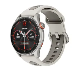 MONTRE GPS / COMPTEUR iGPSPORT LW10 ARGENT TITANE- CALORIES / FREQUENCE CARDIAQUE / SOMMEIL / NOTIFICATIONS ET PLUS DE 45 ALGORITHMES SANTE