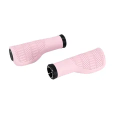GRIP CITY HERRMANS NUCORE TOWN ERGONOMIQUE WITH LOCK-ON PINK CLAIR L 130 mm DIAMETER 22 mm (PAIR CARDED)