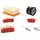 KIT ENTRETIEN MOTO ADAPTABLE BMW F 800 R 2015>2019 PLAQUETTE METAL FRITTE (PACK 7 PIECES) -SELECTION P2R PREMIUM