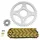 KIT CHAINE ADAPTABLE MBK 50 X POWER 2000>2002 / YAMAHA 50 TZR 2000>2002 420 12x47 (DIAM COURONNE 54/92/10.5) (DEMULTIPLICATION ORIGINE 2000->2002) -AFAM