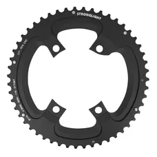 ROAD CHAINRING 4-BOLT DIA. 110 FOR SHIMANO ULTEGRA R8000/R8050 STRONGLIGHT 51T OUTER BLACK CT2 11-SPEED (FOR CHAINRING 36T)