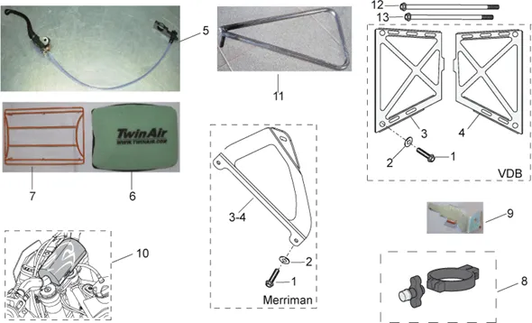 VDB and Merriman components