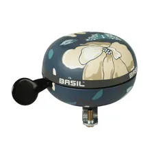 BICYCLE BELL BASIL MAGNOLIA TEAL BLUE DIAMETER 80 mm (SOLD INDIVIDUALLY) MOUNTING KIT 22,2/25,4 mm