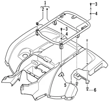 Porte-bagages arrière