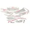 STICKER/STICKER/KIT DECORS MELANDRI OEM APRILIA 50 SR MOTARD 2012 > 2014-2H000694
