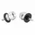 DIABOLO MOTO M6 ALU CNC TETE FRAISEE ARGENT (PAIRE) -AVOC